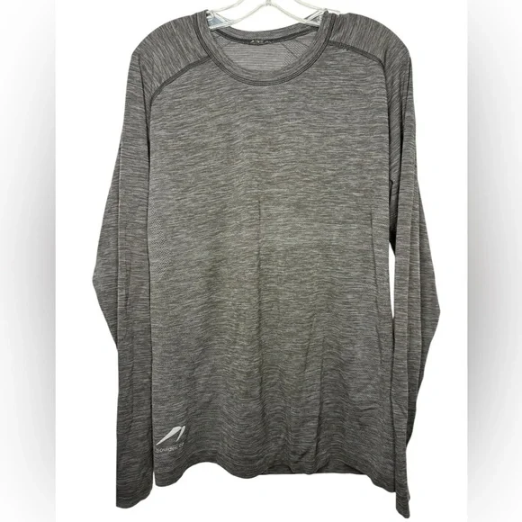 Lululemon Men’s Metal Vent Tech Long Sleeve Shirt X Newton Boulder CO Gray XL - Picture 1 of 10